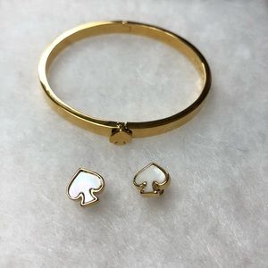 NWOT Kate Spade New York Bangle & Earrings Set